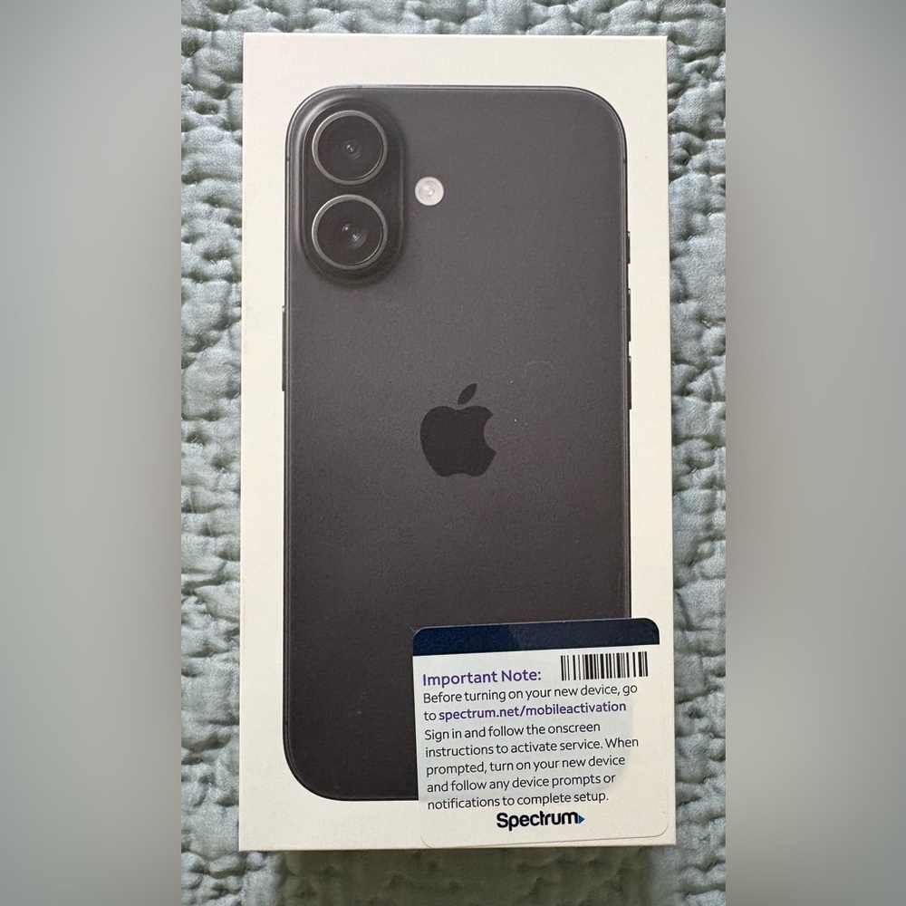 EMPTY Apple iPhone 16 Box